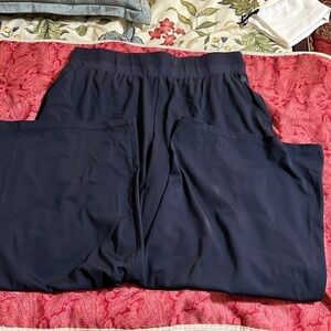 TALBOTS T by Talbots wide leg leisure pants. Size XL petite. Navy blue.